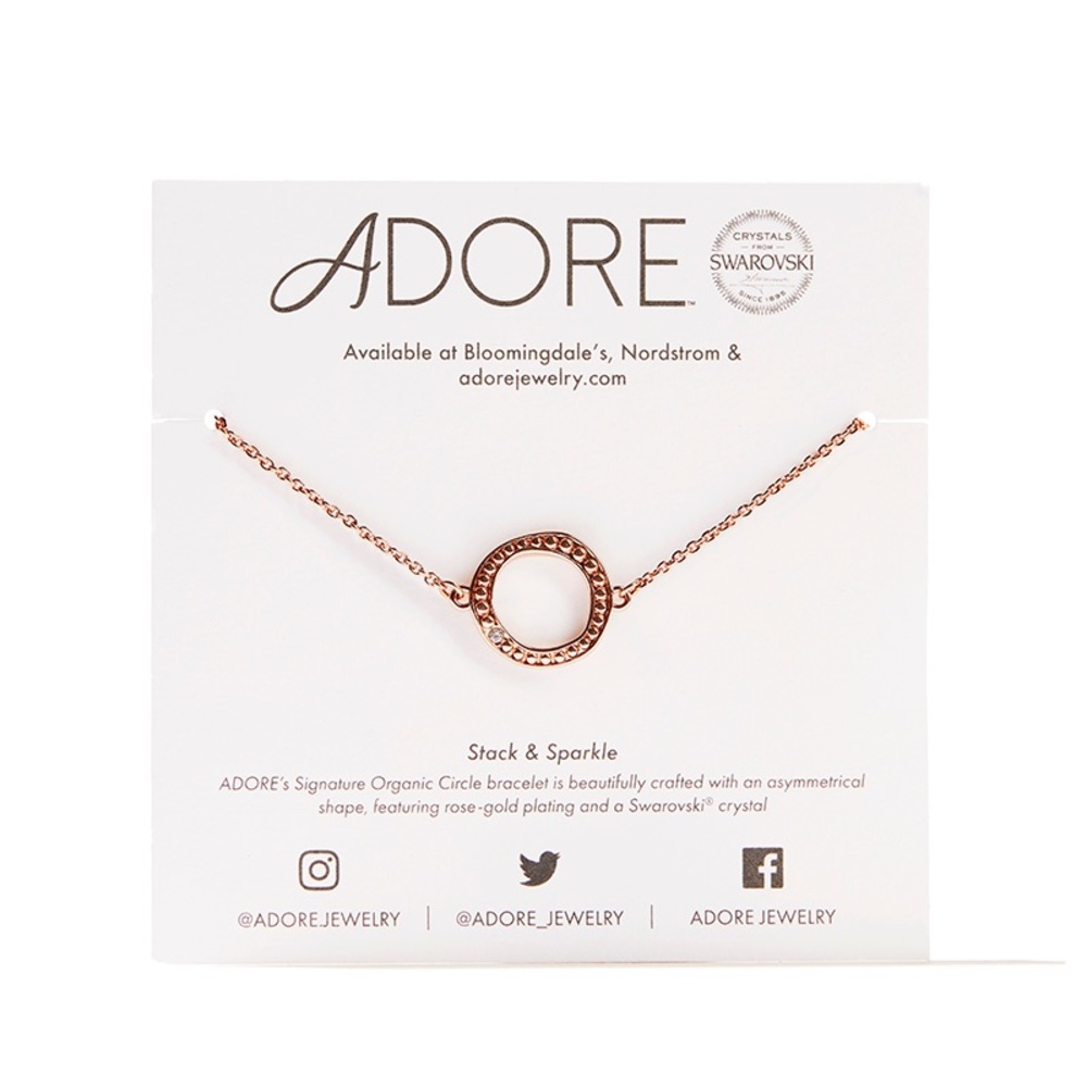 Adore by Swarovski - Organic Bracelet - Rose Gold